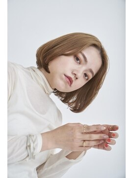 ワンカールラフひし形ボブ