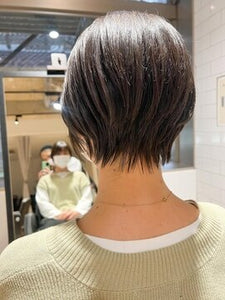 メリハリショート×ラベンダーアッシュ