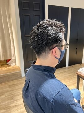 ビジネスショート×パーマ