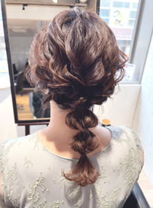 ゆるふわ＊編みおろしヘアアレンジ